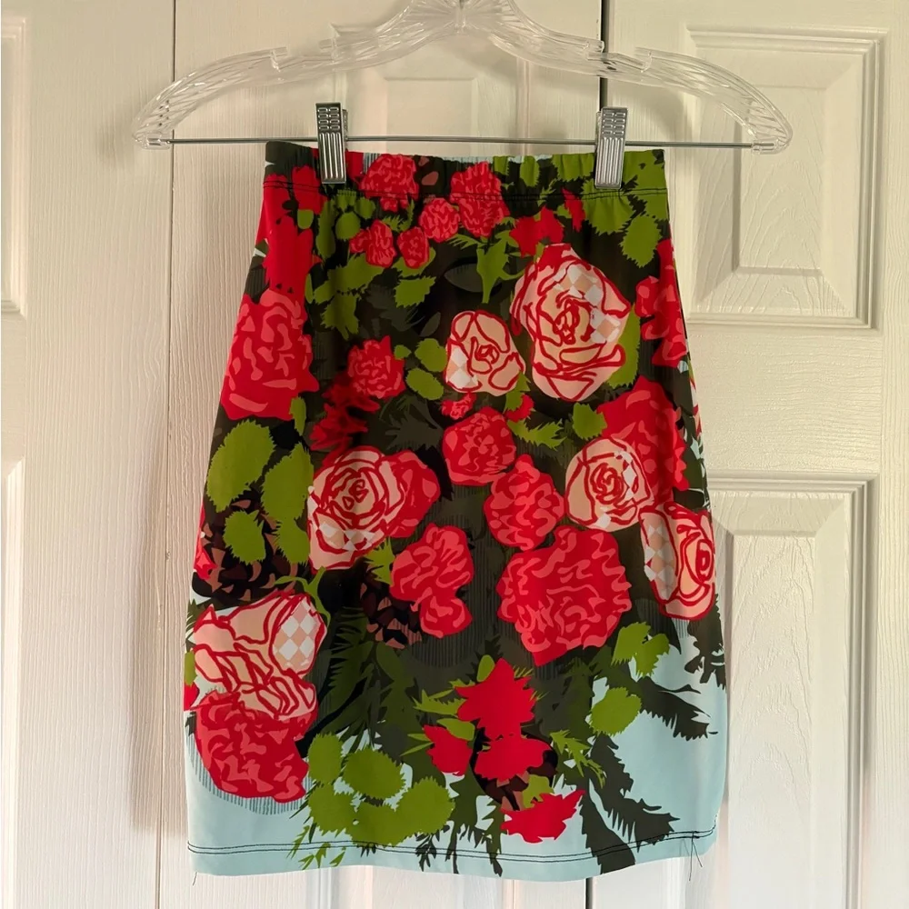 Artisan floral print skirt - Picture 2 of 8